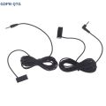 NEW Car Audio Clip Microphone 3.5mm Jack Plug Wired External Mini Mic Overhead Console For Golf Aftermarket Android Multimedia.