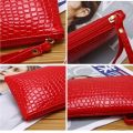 Alligator Wallet Lady New Korean handbag with active Zero Wallet. 