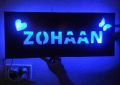 Customized name wall frame neon led Lights personalized name light decoration frame. 