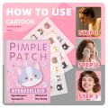 Salicylic Acid Acne Patches - Invisible & Cute Cat-Shaped Stickers to Fight Pimples and Soothe Skin.