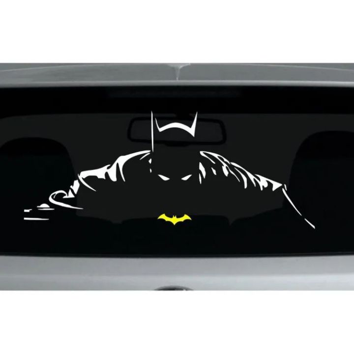 Reflective Waterproof Batman 2 Feet Size Car Sticker for Rear Screen, Auto Styling Stickers, Auto Decoration