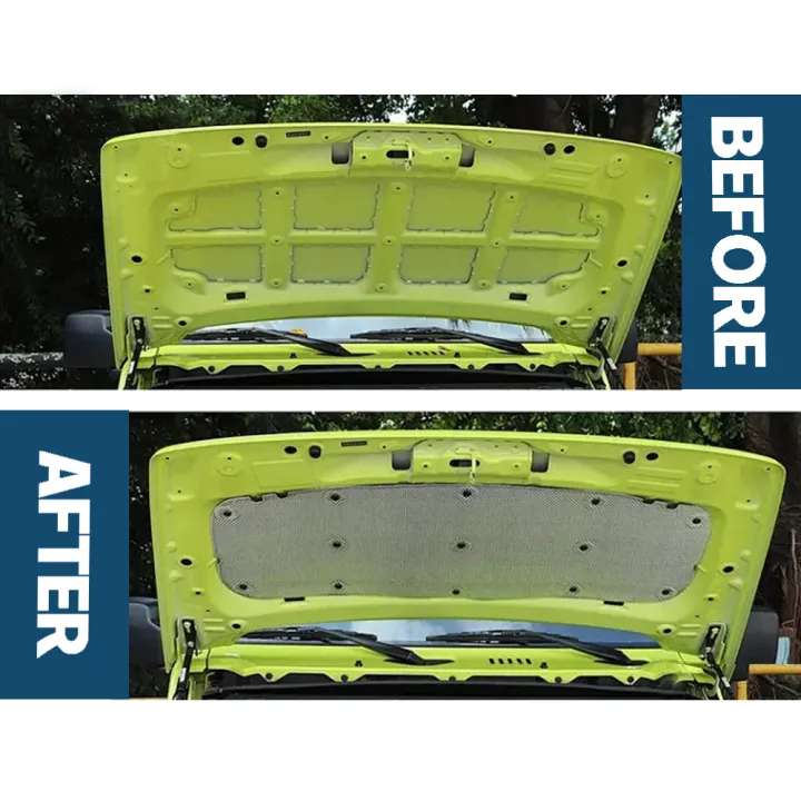 Engine%20Hood%20Sound%20Heat%20Insulation%20Cotton%20for%20Suzuki%20Jimny%205-Door%202023%202024%202025%20Aluminum%20Foil%20Heat%20Shield%20Sound%20Deadener%20Pad%20-%20Image%202