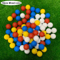 50pcs 42mm Plastic Golf Hollow Balls Indoor and Outdoor Golf Practice Balls PE Toy Balls JQ895452. 
