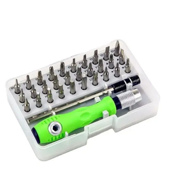 Bit Set Rod 32 in 1 Mini Screwdriver Bits Set with Magnetic Flexible Extension Rod ...
