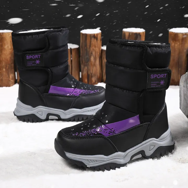 Winter%20Outdoor%20Children%20Boots%20Princess%20Elegant%20Girls%20Shoes%20Water%20Proof%20Girl%20Boy%20Snow%20Boots%20Kids%20Warm%20High%20Quality%20Plush%20Boots%20-%20Image%204