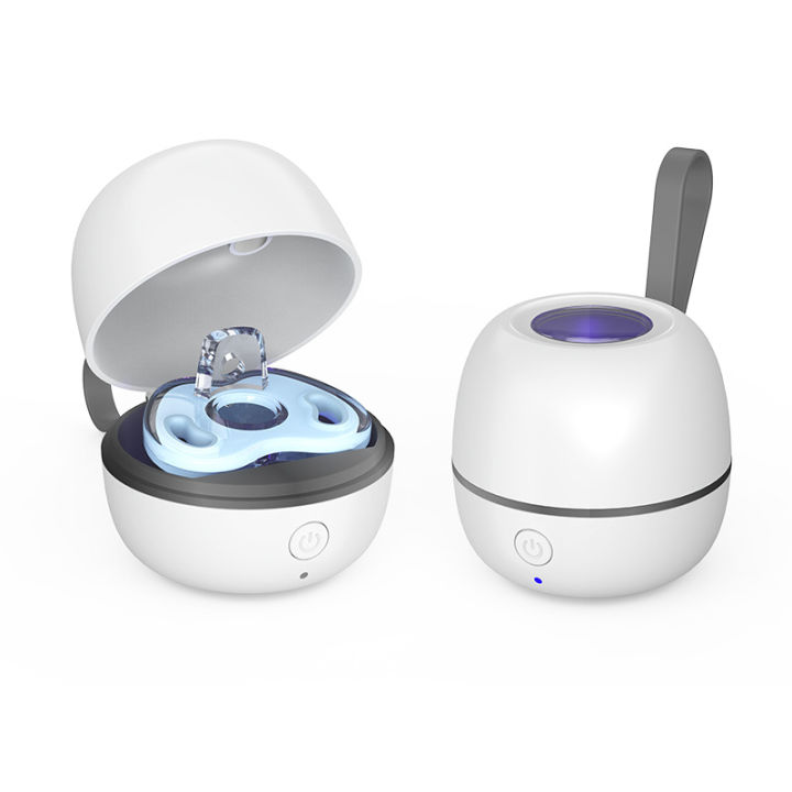 Newest Pacifier 2024 Newest Portable Pacifier Sterilizer Case with UV Light Travel ...