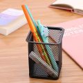 Pack of 2 Pen Stand and Stationery Holder Metal Mesh - Black. 