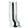 Wire Spine Cable Sleeve Under Desk Cable Tray Wire Management Workstation Snake Wire Organizer Management Cleaning Pipe Conduit.
