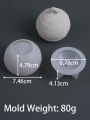 Christmas Relief Snows Berry Candle Jar Silicone Mold DIY Round Ball Storage Box Molds Plaster Resin Making Kit Xmas Crafts Deco.
