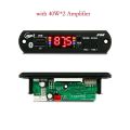 12V DIY MP3 Player Bluetooth 5.0 MP3 Decoder Board 80W 50W Amplifier Audio Player Car FM Radio Module TF USB Mic Record Call.