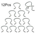 12Pcs/set Car Interior Door Window Crank Clip Metal Retainer Roll Up Retaining Winder Handle Clamp For Chevrolet For Pontiac Kit. 