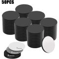 50/100pcs Magnetic Dot Stickers Durable Self-Adhesive Magnets Discs Rubber Soft Round Magnetic Sheet  for Refrigerator DIY Craft. 