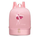 Childrens Shoulder Bag Dance Backpack Latin and Ballet Schoolbag Girl Princess Dance Bag Independent Shoe Warehouse Water Proof.