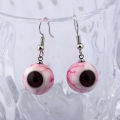 Funny Horror Bloodshot Halloween Eyeball Earrings Simulation 3D Eyeballs Gothic Earrings Pendant Halloween Cosplay Jewelry . 