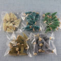 30PCS Mini Decorative Christmas Tree DIY Mini Artificial Christmas Tree Santa Claus Snow Home Decor Desktop Decoration. 