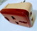 Multi Socket Plug Adapter 2 Pin Power Plug To 3 Way 3 Point Socket Converter.