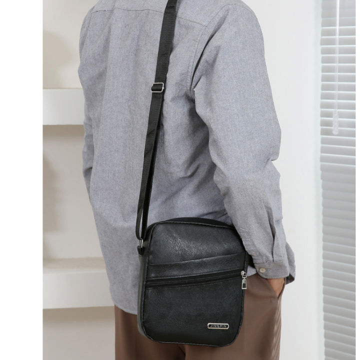 Business%20Men's%20Bags%20Stall%20Business%20Wallet%20New%20Large%20Capacity%20Shoulder%20Messenger%20Bag%20Casual%20Multi-layer%20Single%20Backpack%20-%20Image%205