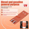 12V Diesel Fuel Filter Heater Pad with Thermostat Car Fuel Tank Antifreeze Oil Pipe Heating Silicone Heating Pad Ring Mat.