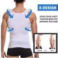 Slim 'n lift men's belly button slimming vest. 