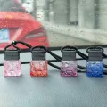 Car Decoration Essential Oil Diffuser Fragrance Air Freshener Scent Perfume Bottle Ornament Hanging Empty Bottle Accessory. 