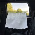 Universal Suction Cup Curtain Flower Car Window Sunshade Cover Cartoon Side Window Sunshade Uv Protection For Kid Baby Children.