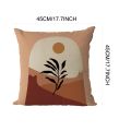 1PC Abstract Boho Sunset Sunrise Sun and Moon Rainbow Landscape Decorative Pillow Cover Cushion Case,Home Sofa Bed Couch Decor. 
