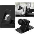 Car Cell Phone Holder Base 17mm Ball Head Base Dashboard Mounting Suction Cup Anti-slip Bracket Air Outlet Clip Car Accessories. 