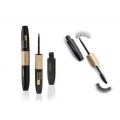 Imported 2 in 1 Eyeliner & Mascara – Waterproof Long Lasting Black | Smudge-Proof, Bold Look, All-Day Wear – Ek Hi Product Mein Kajal Aur Mascara, Stunning Eyes Har Baar. 