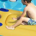 Kids Floating Surfboard PVC Swimming Mattress Hammock Inflatable Surfboard with Handle Floating Bed swimming equipment for Child. 