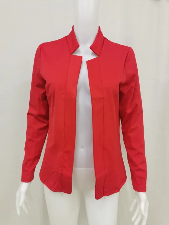 2025%20Women's%20Thin%20White%20Blazer%20Summer%20Autumn%20Slim%20Fit%20Long%20Sleeve%20Open%20Stitch%20Office%20Coat%20Tops%20Black%20Ladies%20Fashion%20Outwear%20-%20Image%206