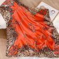 90*90cm Square Silk Scarves Women Foulard Head office Ladies Shawl Wrap Muffler Pareo Bandanna Female Chiffon Hijab Poncho Beach.