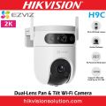 EZVIZ H9c Dual 2K (CS-H9c-R100-8H33WKFL) 3MP+3MP Dual-Lens Pan & Tilt Wi-Fi Camera. 