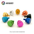 5pcs/Lot Hand Screw For GPU Holder PSU Computer Case Side Panel 12 Colors Fold Mod Screws PC Assemble WaterCooling. 