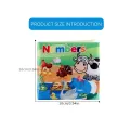 Baby Cloth Books Enlightenment Early Educational Toys Kids Fruits Animal Numbers Food Cognitive Book for Toddlers 12-72 Month. 