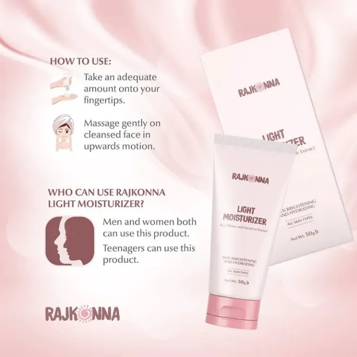 Rajkonna%20Light%20Moisturizer%20With%20Rice%20Water%20And%20Licorice%20Extract(50gm)%20-%20Image%203