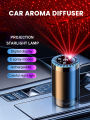 Rechargeable car aroma diffuser, aromatic essential oil, colorful lights, romantic starry sky lights, bedroom .
