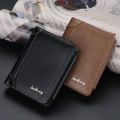 New PU Leather Men Wallets High Quality Zipper Short Desigh Card Holder Male Purse Vintage Coin Holder Men Wallets.