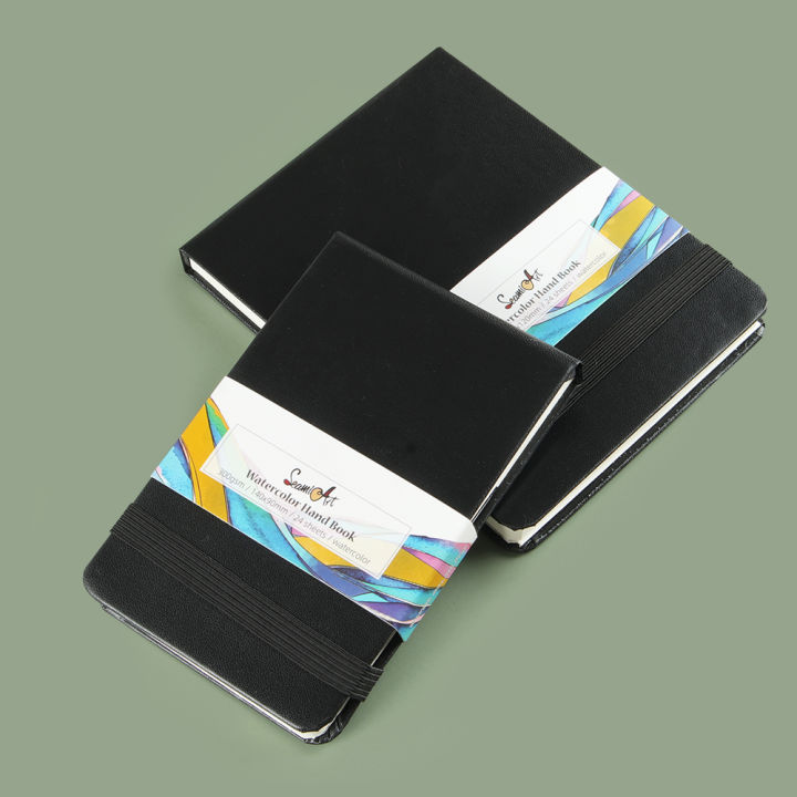 SeamiArt%20A4/A5%20Drawing%20Notebook%20Sketchbook%20Handbook%20300gsm%20paper%2024sheets%20for%20Watercolor%20Acrylic%20Marker%20Pen%20Oil%20Paint%20Gouache%20-%20Image%204