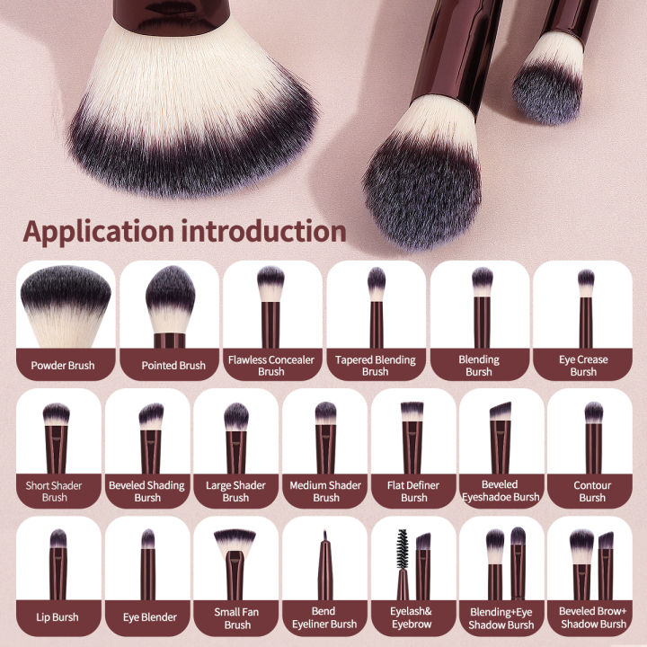 MAANGE%20Professional%20Makeup%20Tool%20Kit%20Kabuki%20Mineral%20Powder%20Brush%20Eyeshadow%20Blush%20Brush%20Premium%20Handle%20Soft%20Dense%20Hair%20for%20%20-%20Image%203