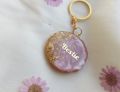 customised resin keychain with different colours and design. 