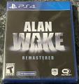 Alan Wake Remastered PS4 Slightly Used Disk PS5 Upgradeable Playstation 4. 