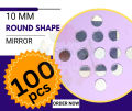 10mm (1cm) Round Shape Small Glass Mirror Pieces | Lippan Art, Embroidery, Jewellery Making, Mosaic Tiles & DIY Crafts.