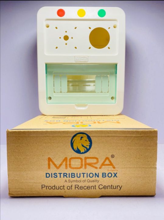 PVC BOX / Distribution Box 8-Ways Suaitable For Mini Circuit Breaker Single Phase Selector up to 32A Single Volt Meter MORA Bulgaria Imported  Product