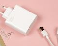 100% Original Xiaomi 120 W Turbo Charger And Type C Cable  Original EU GEN Adapter. 