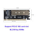 M.2 NVMe M-Key to PCIe 3.0 SSD Adapter Card PCIe X4 X8 X16 For Desktop PC PCI-E Graphics Card Sot.