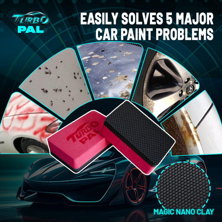 TURBOPAL%204-Pack%20Anti-Scratch%20Oxidation%20Removal%20Clay%20Sponges,%20Professional%203-Layer%20Design%20(Nano%20Clay%20+%20Sponge%20Cushion%20+%20EVA%20Grip)%20-%20Image%202