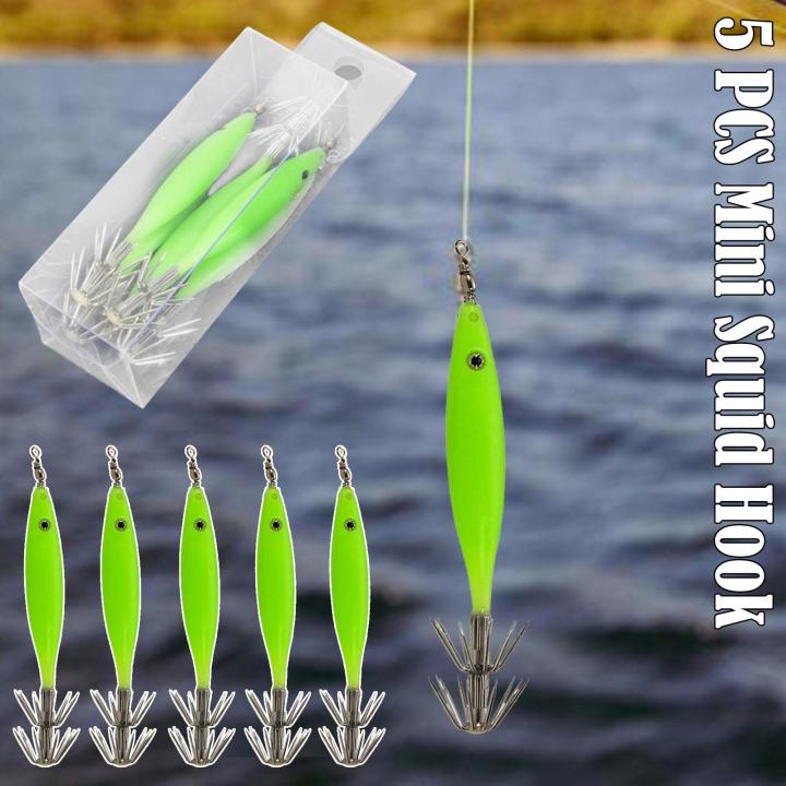 5pcs/Set%20Luminous%20Blowing%20Tube%20Octopus%20Jig%20Hook%20Wood%20Shrimp%20Bait%20Squid%20Hook%20Cloth%20Roll%20Sea%20Fishing%20Explosion%20Hook%20-%20Image%203