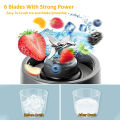 Portable Blender Mini Electric Fruit Juicer Mixer USB Rechargeable Smoothie Orange Fresh Juice Blender Portable Blender. 