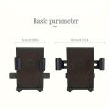 Universal Motorcycle & Bicycle Phone Mount 360° Rotatable Secure Anti-Shake Handlebar Holder with Automatic Locking Mechanism.