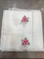 Pure Lawn White Dupatta With Multi Embroidery For Girl's/Women's. 